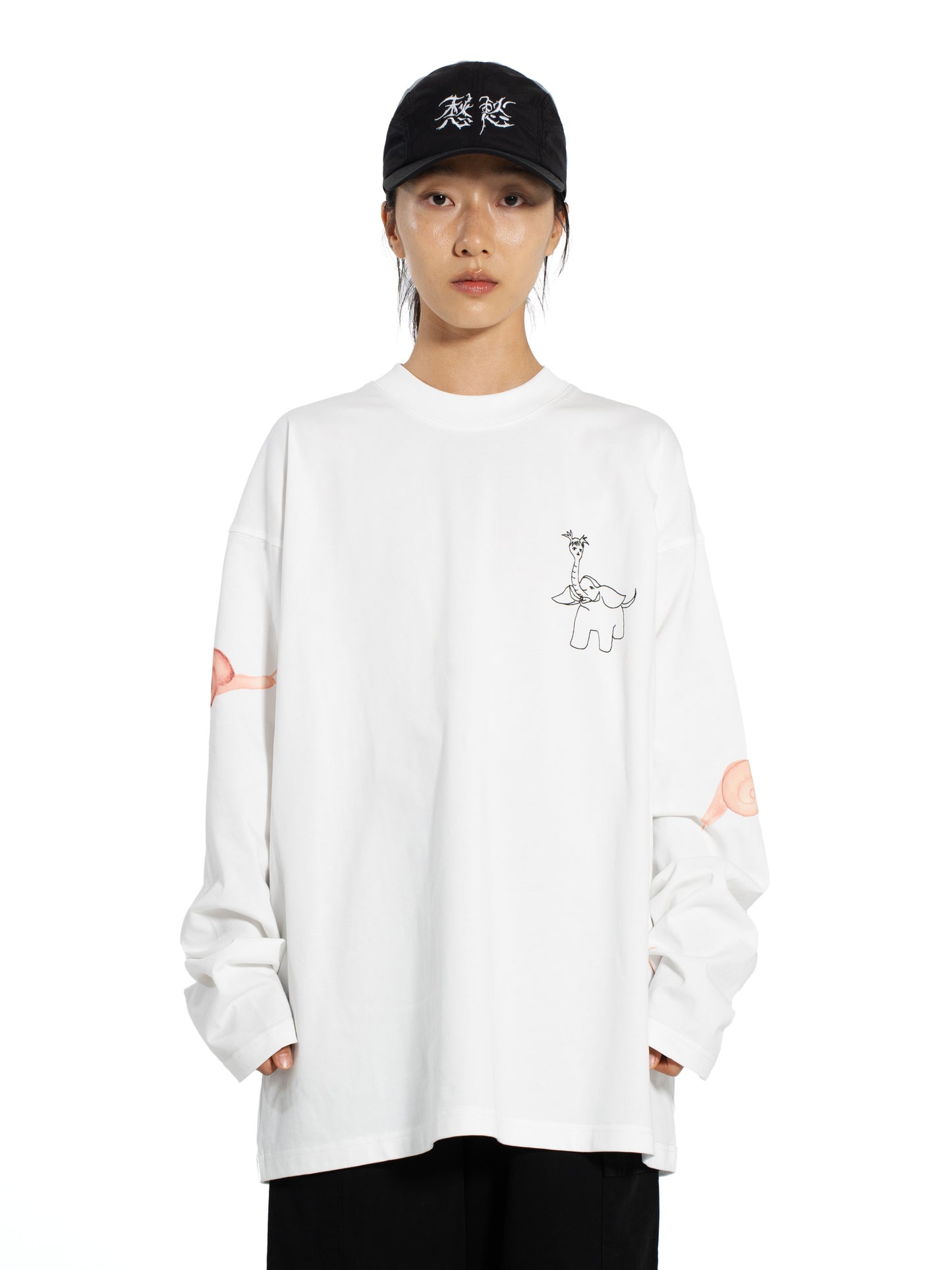 Same Paper x Wen Jun "Chouchou Lake" Long Sleeve White