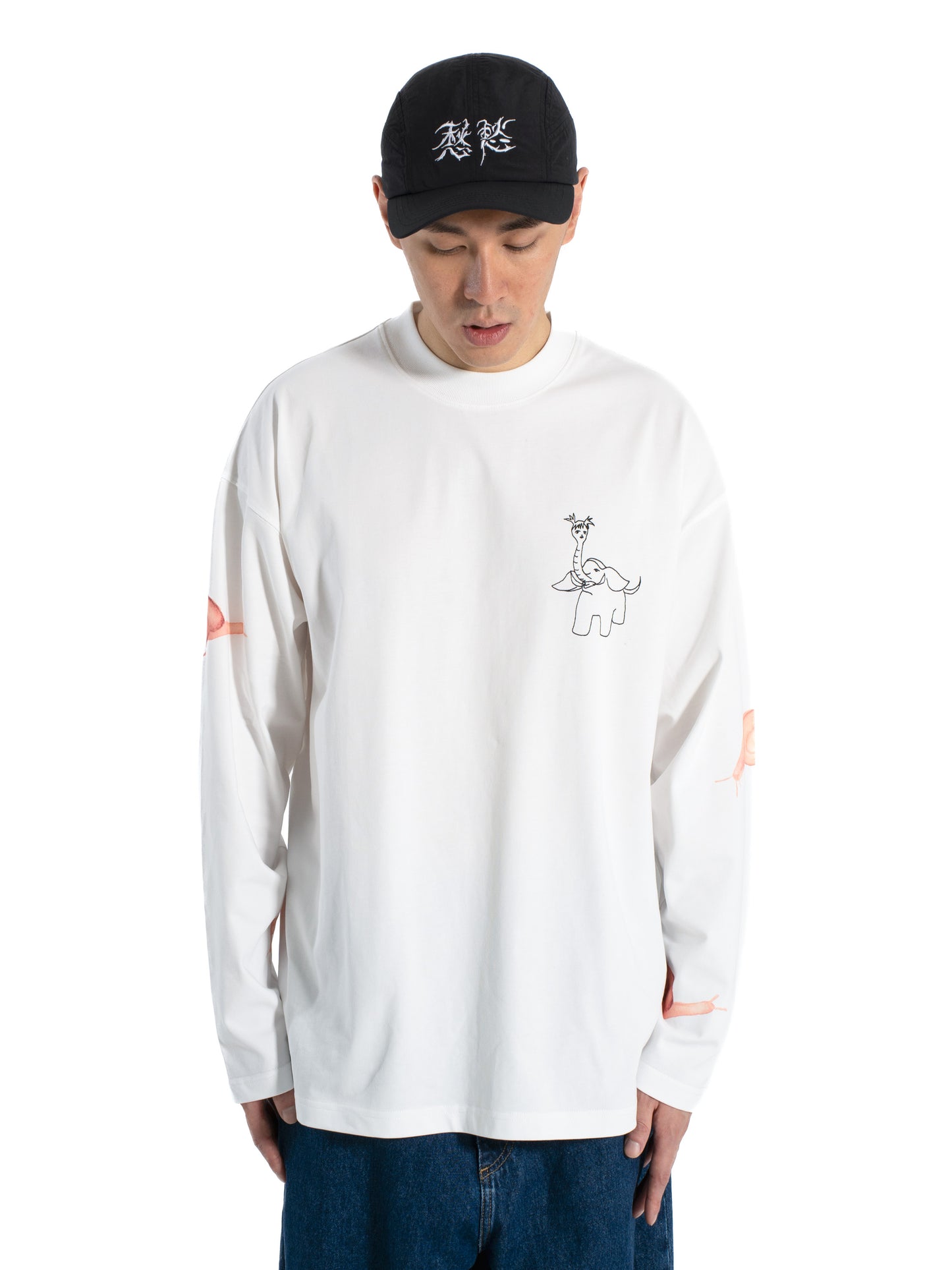 Same Paper x Wen Jun "Chouchou Lake" Long Sleeve White