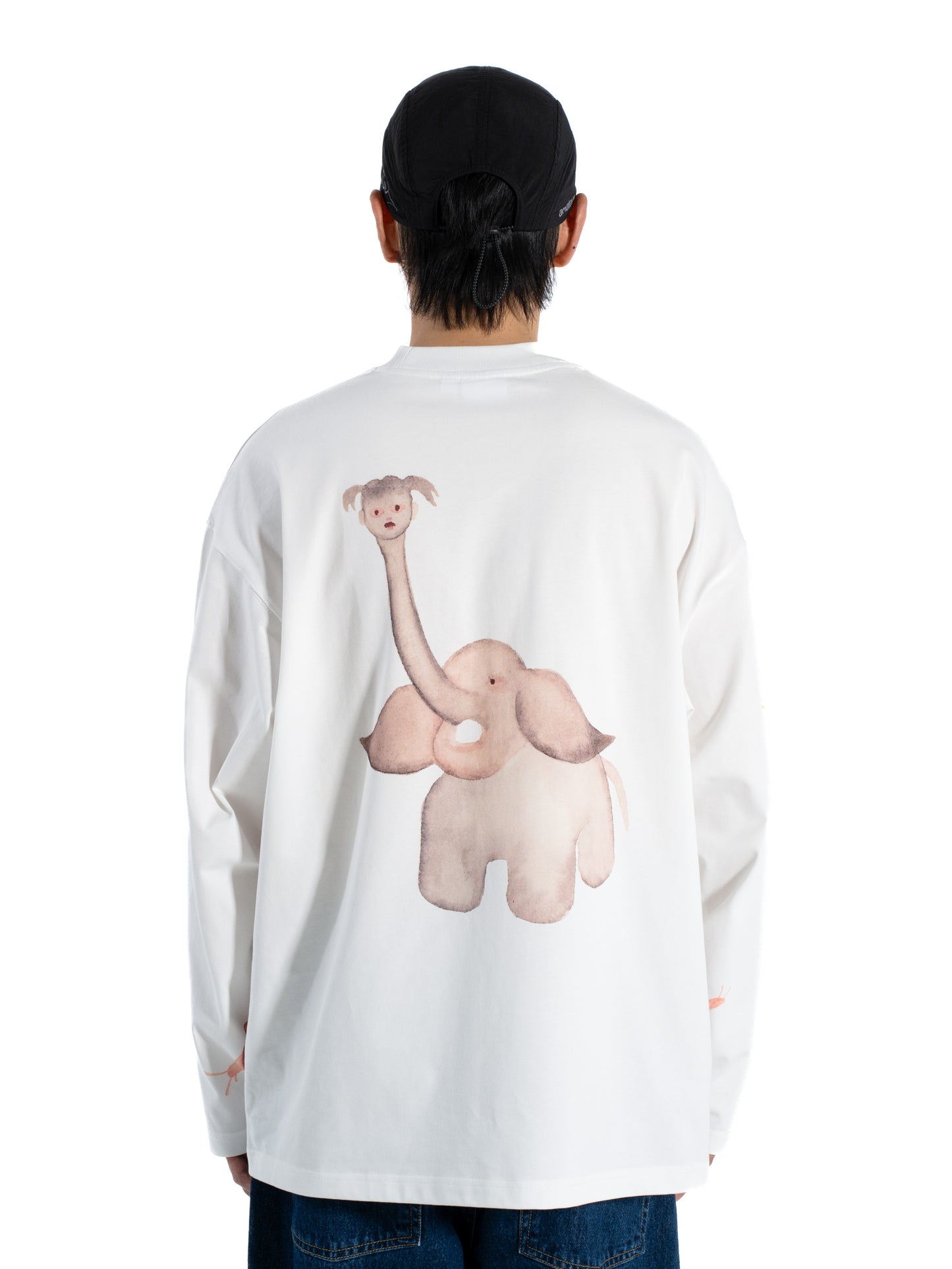 Same Paper x Wen Jun "Chouchou Lake" Long Sleeve White
