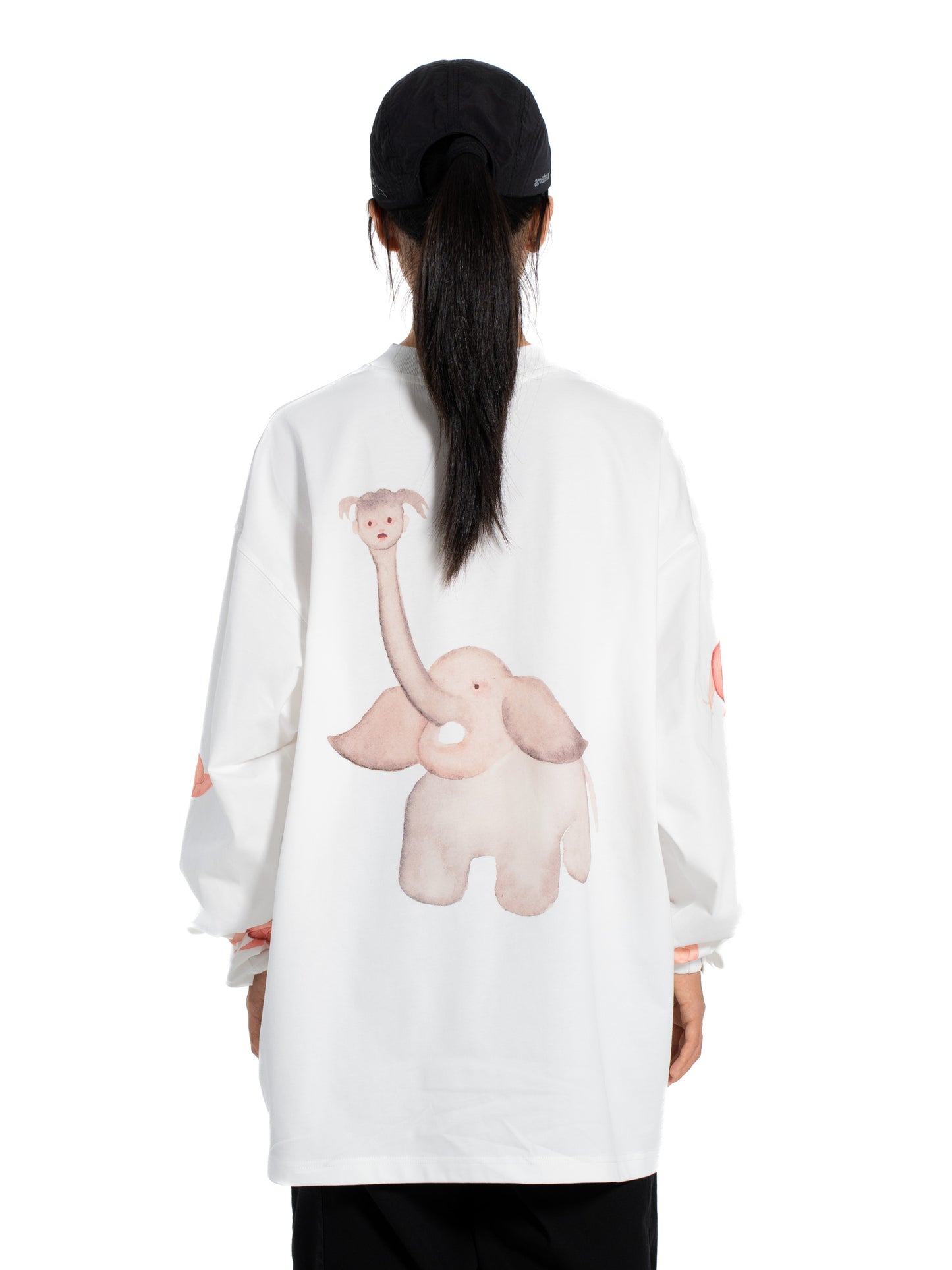 Same Paper x Wen Jun "Chouchou Lake" Long Sleeve White