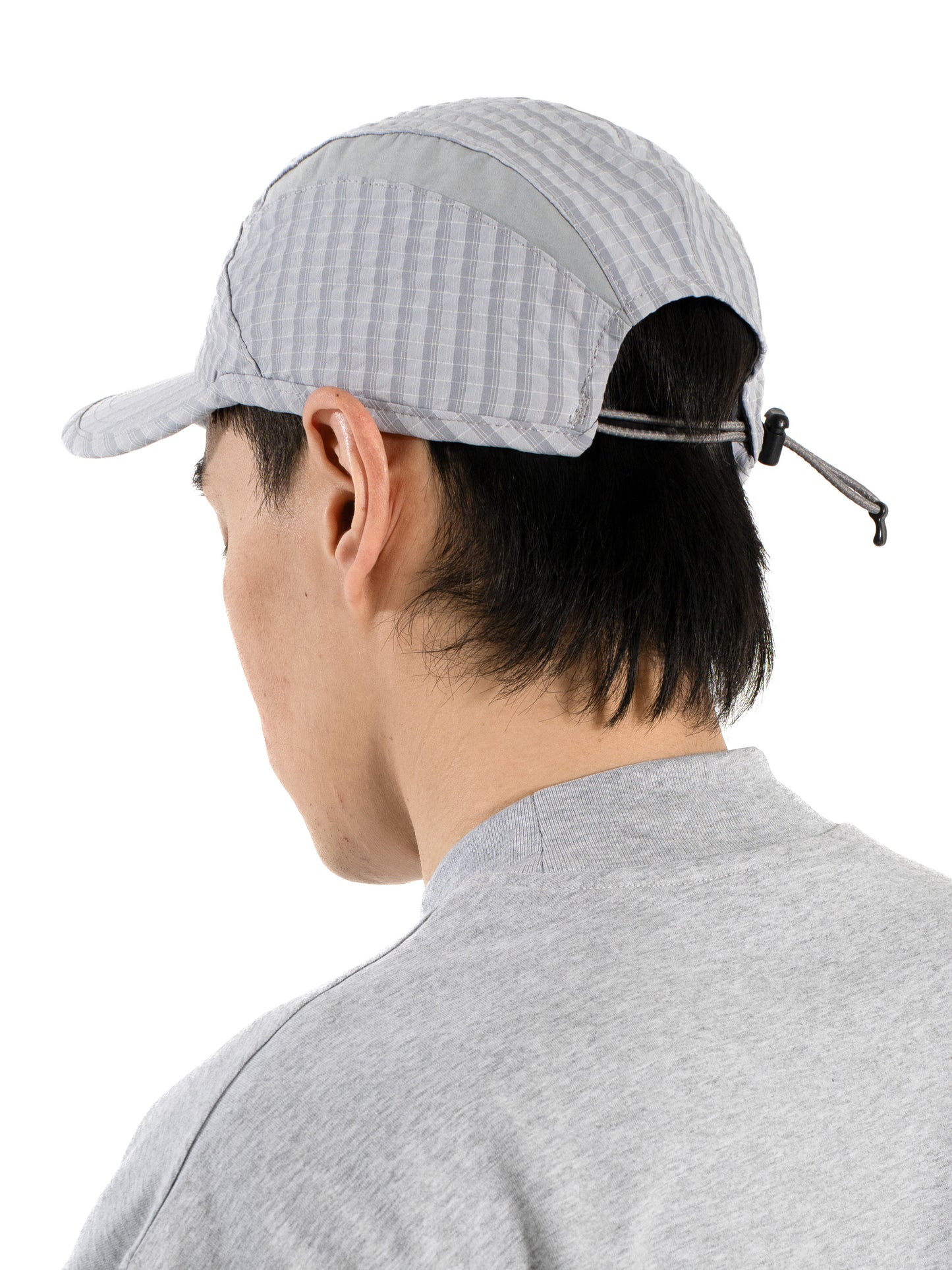 amateur Knee Hat Grid Grey