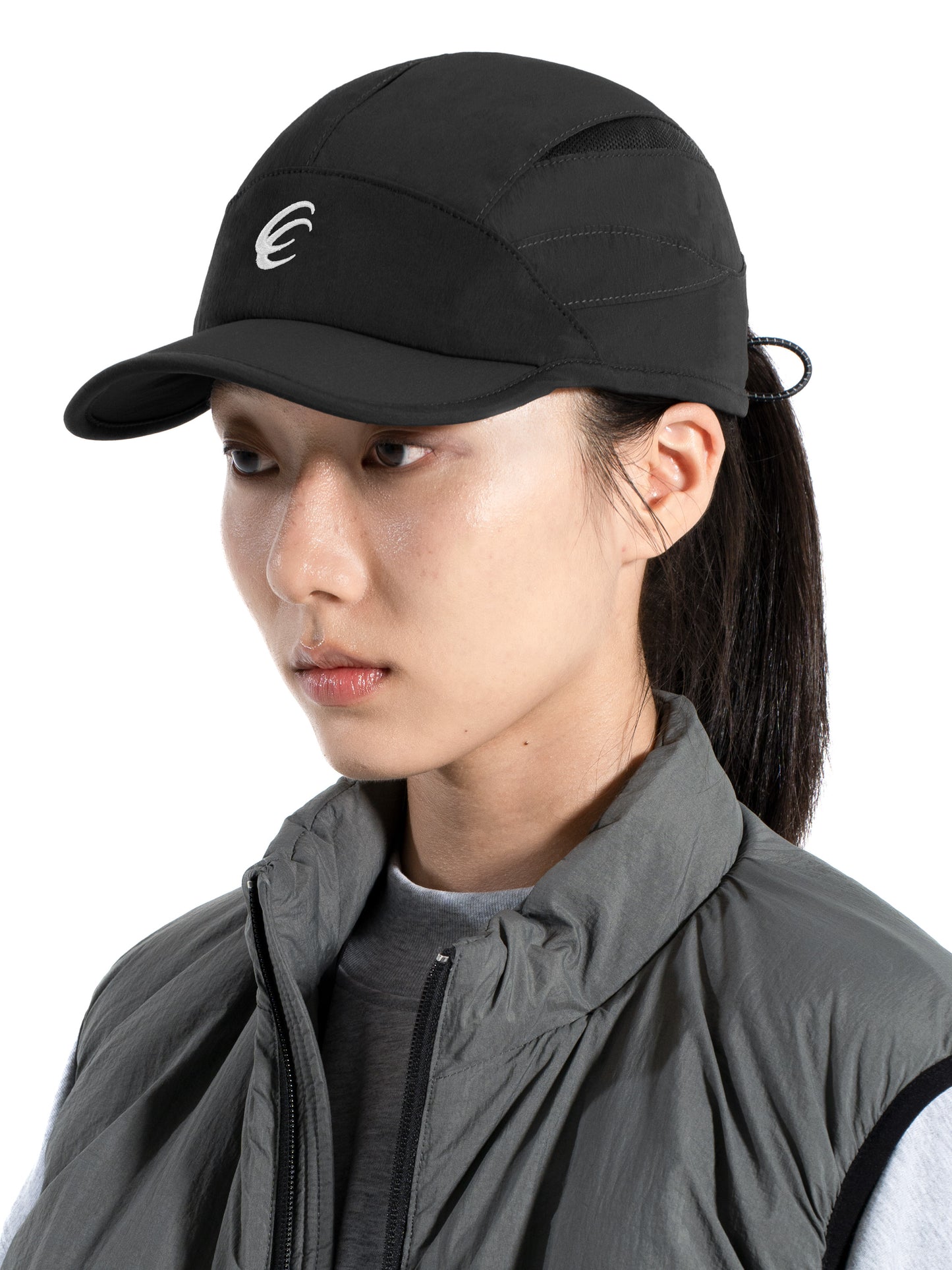 CC Nylon Knee Hat - Black