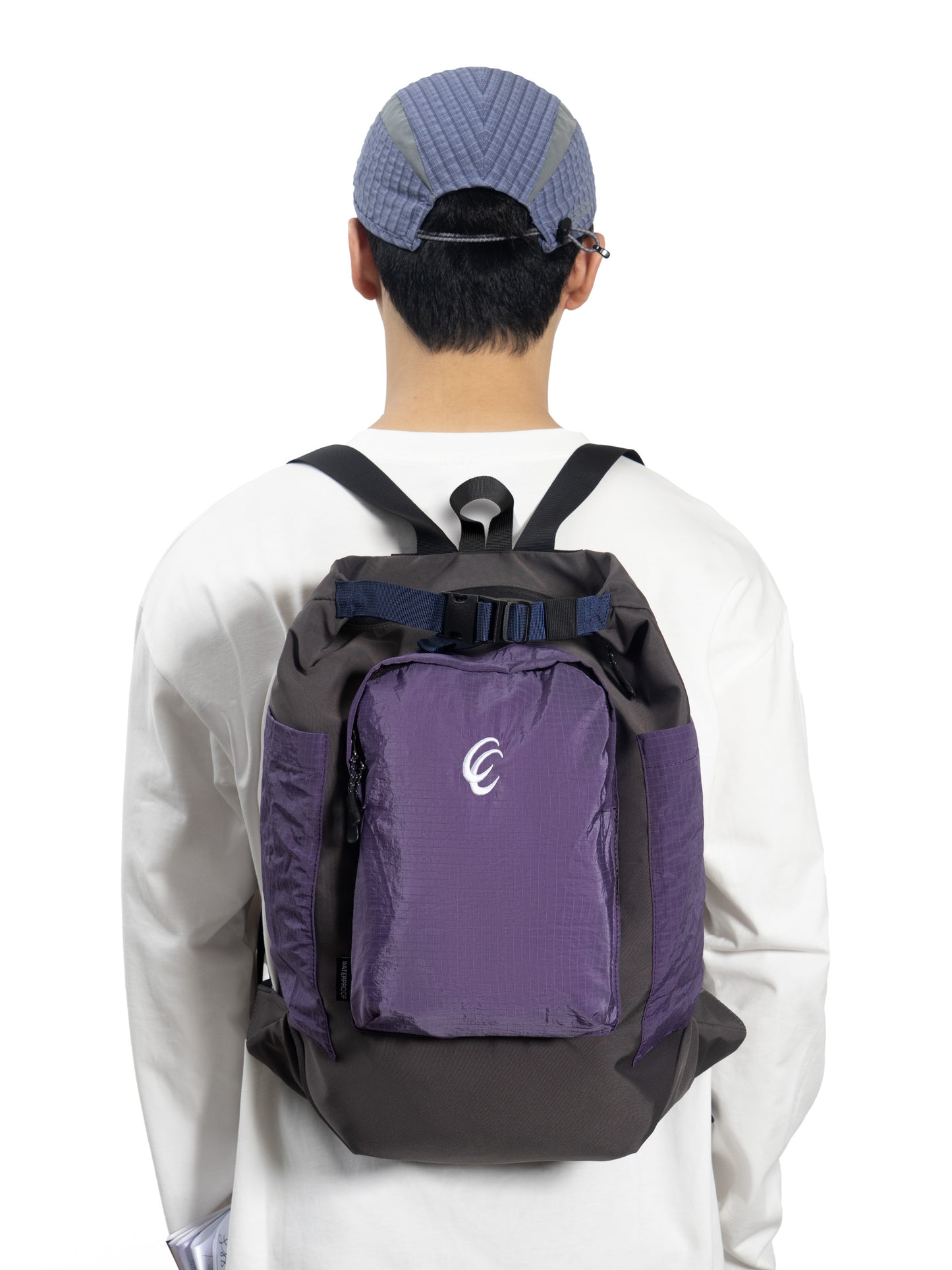CC Nylon Waterproof Backpack - Violet
