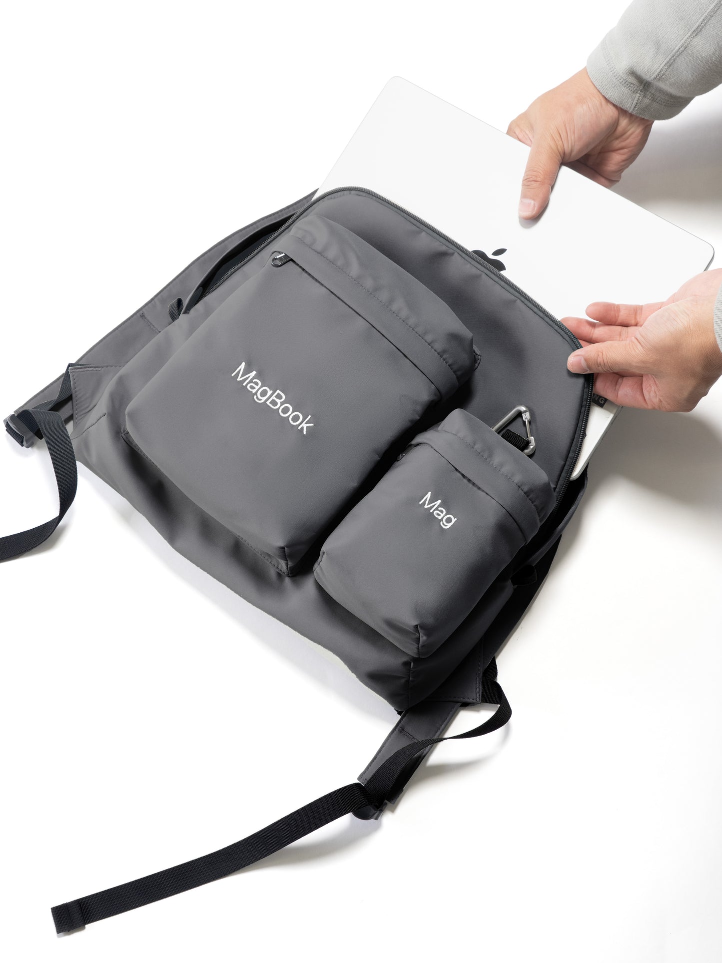 MagBook Nylon Backpack Mini - Grey