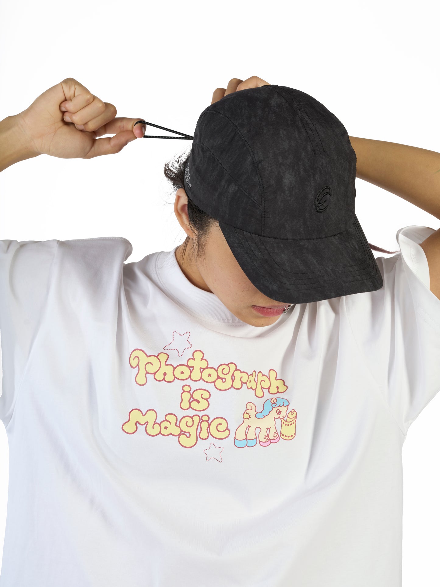 CC Nylon Paper Hat - Black
