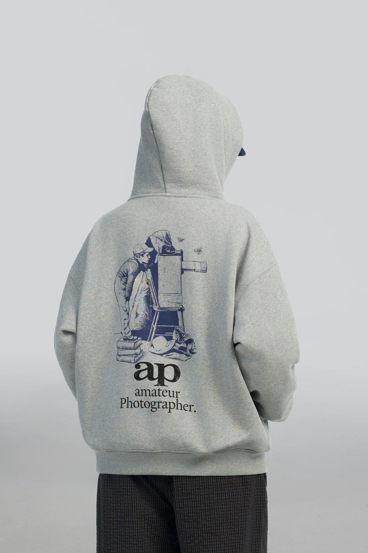 Boy Photographer Fleece-Lined Hoodie Jacket