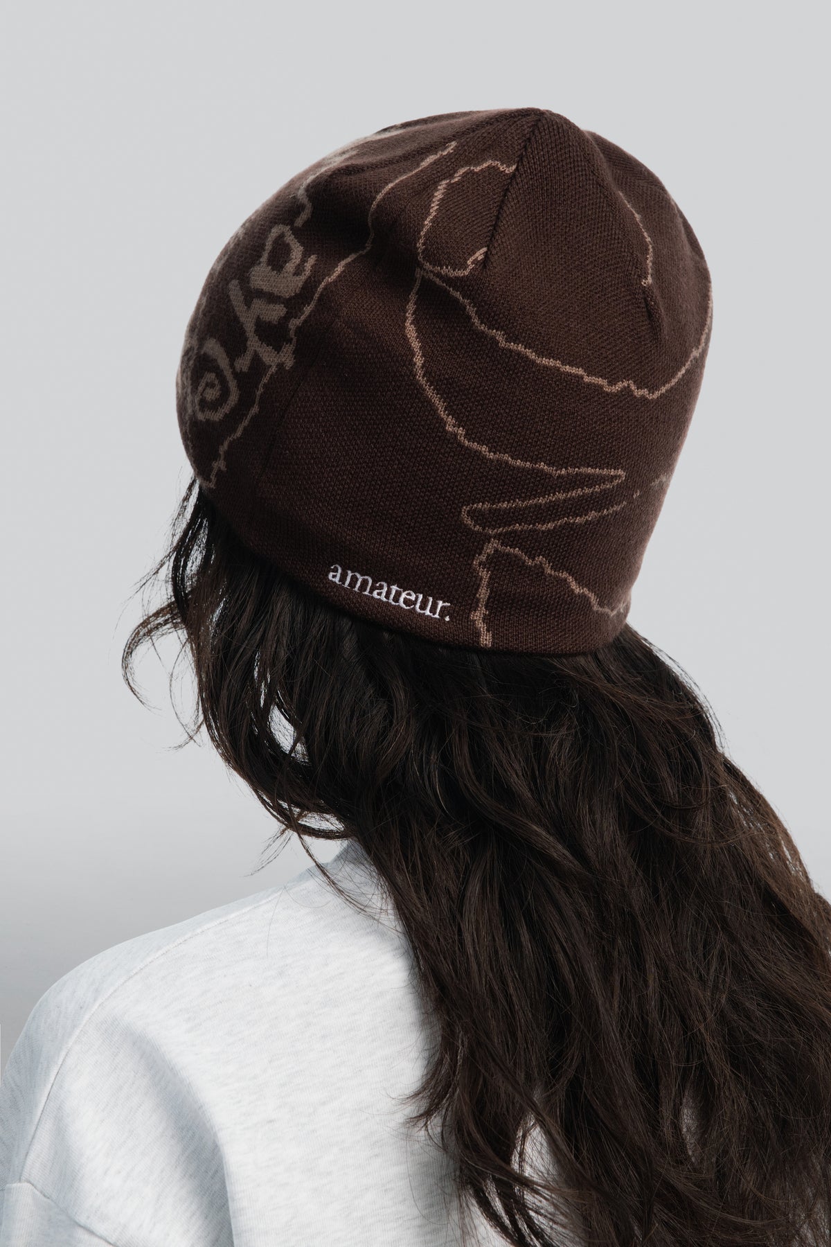 amatuer Spiral Wool Beanie