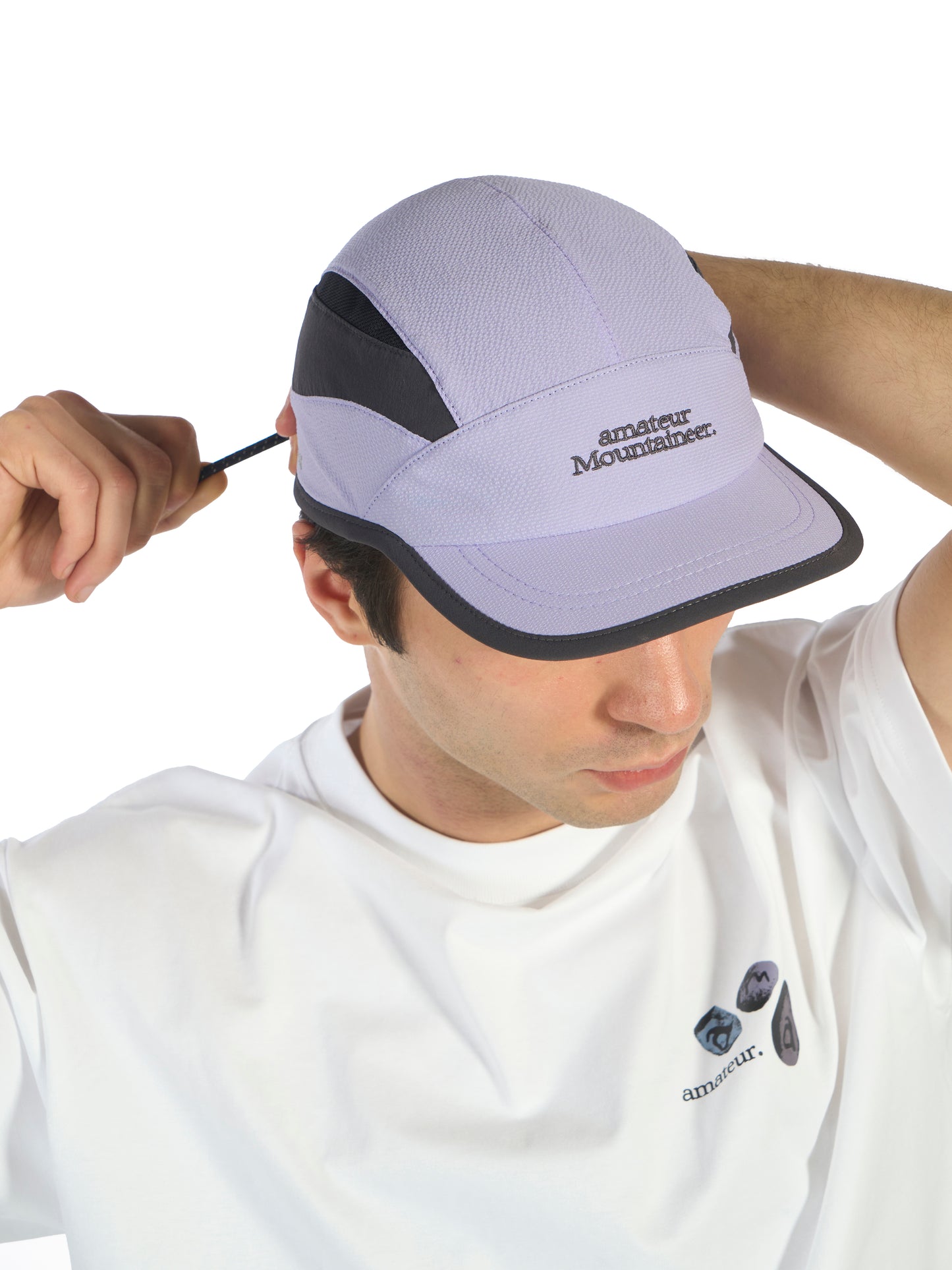 amateur mountaineer Fold Hat - Purple