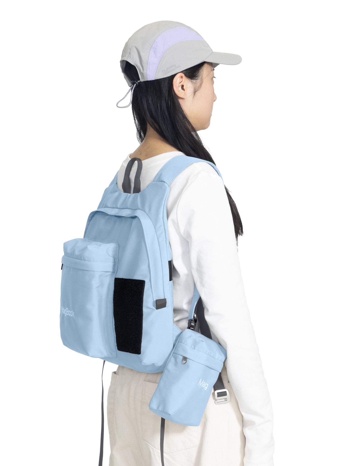 MagBook Nylon Backpack Mini - Ice Water Blue