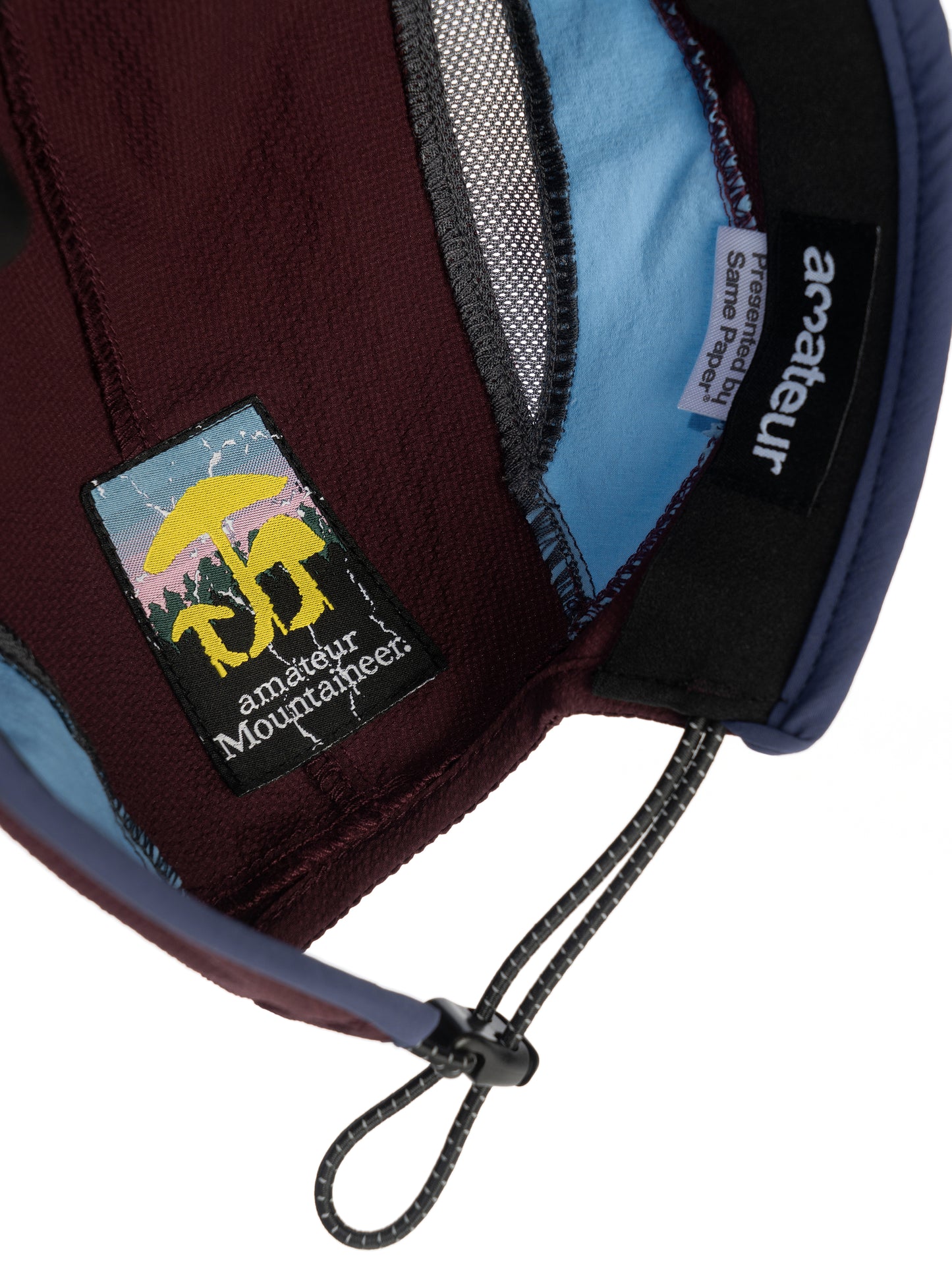 amateur mountaineer Fold Hat - Burgundy