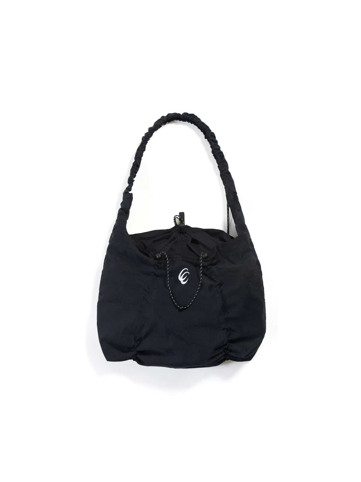CC Nylon Drawstring Crossbody Bag