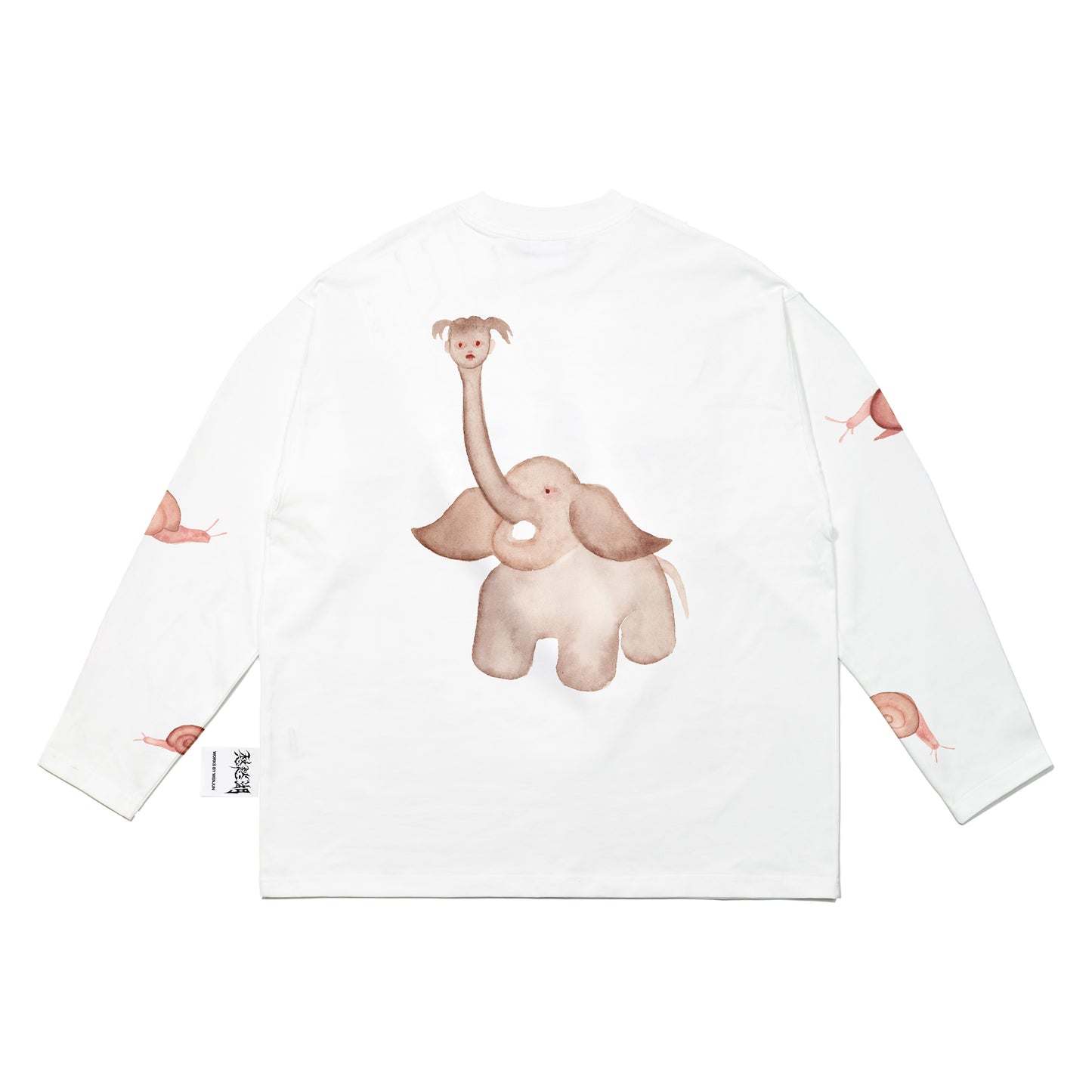 Same Paper x Wen Jun "Chouchou Lake" Long Sleeve White