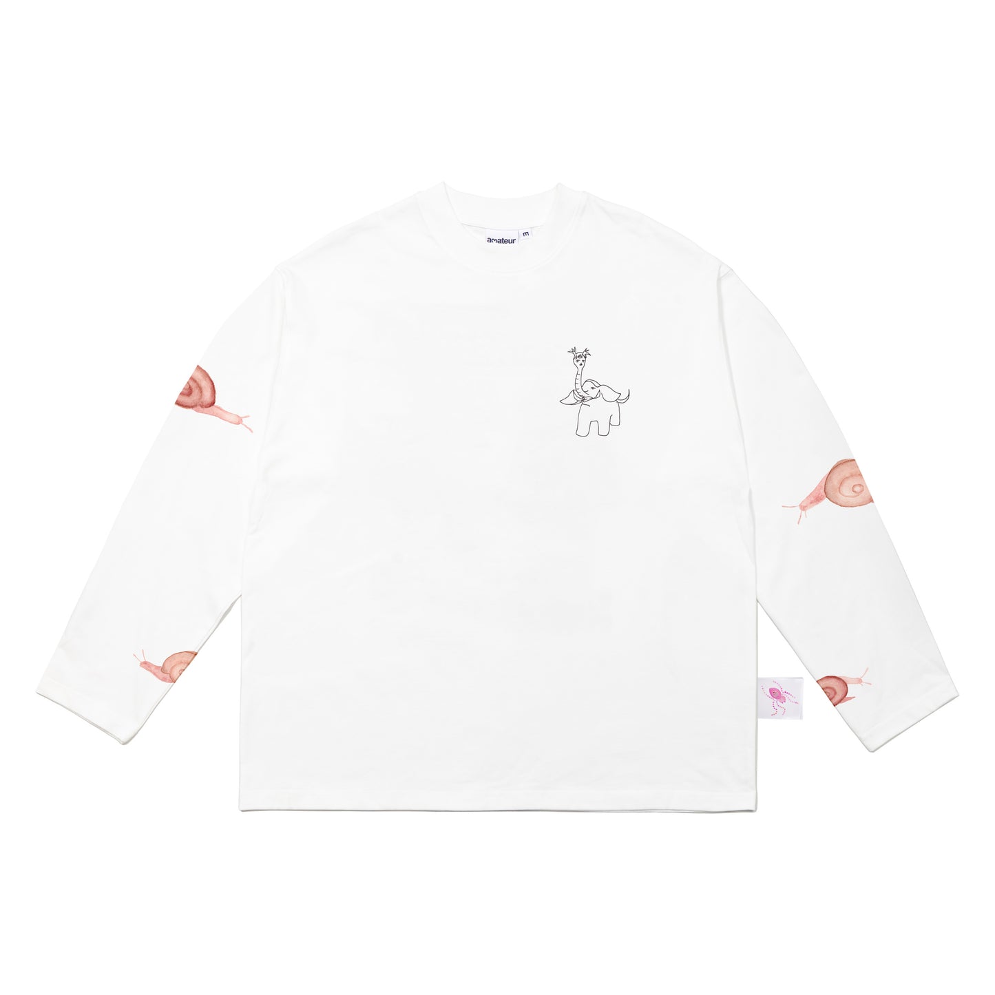 Same Paper x Wen Jun "Chouchou Lake" Long Sleeve White