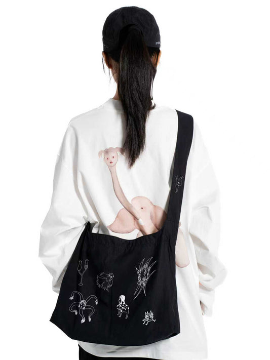 Same Paper x Wen Jun "Worry Worry Lake" Nylon Bag