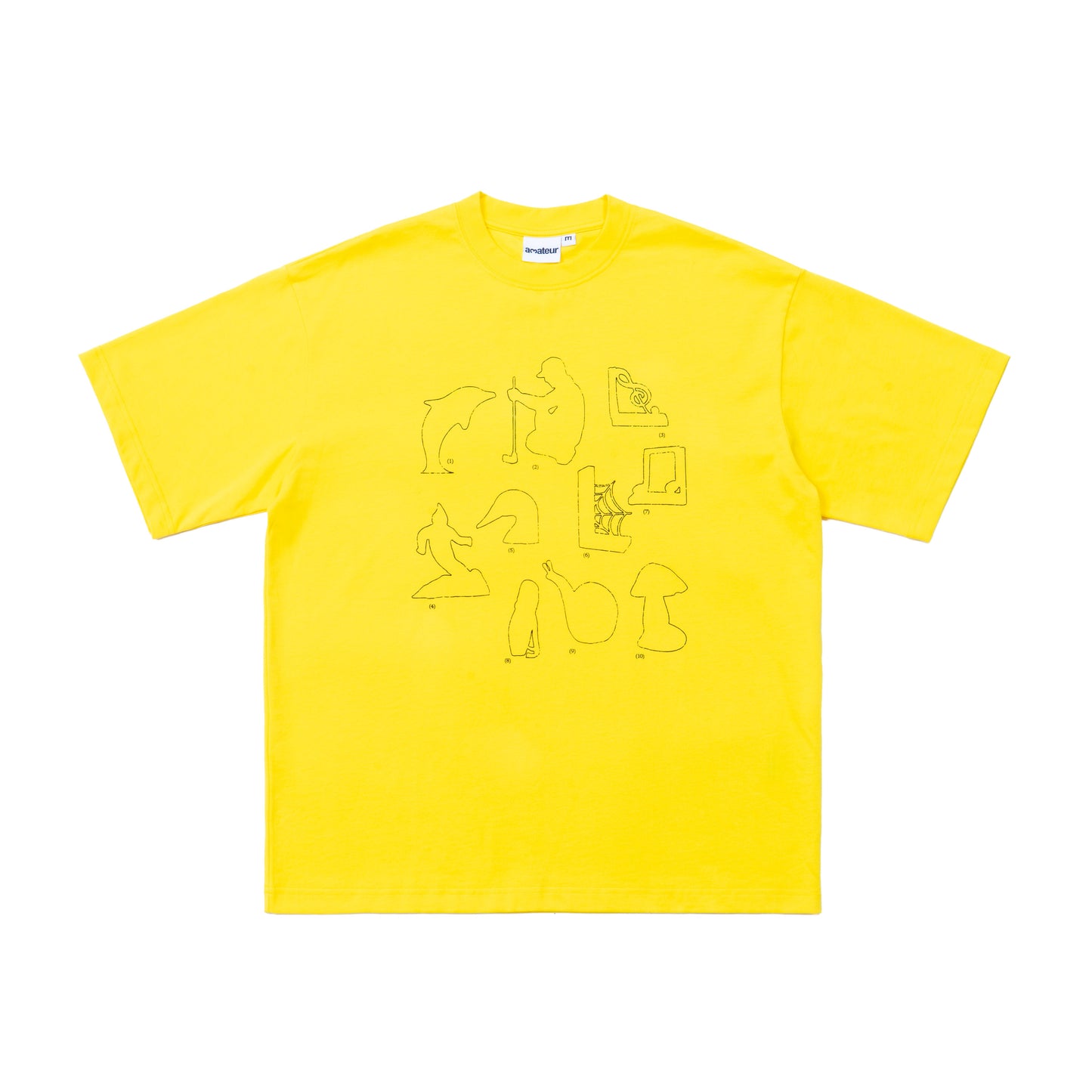 Amateur Book End Tee Yellow