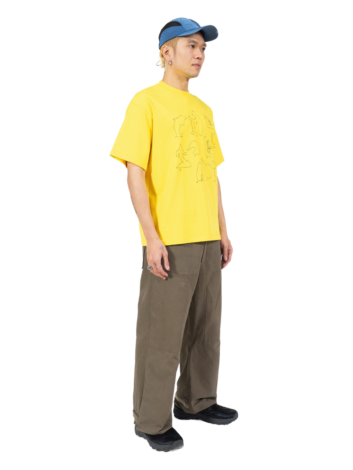 Amateur Book End Tee Yellow