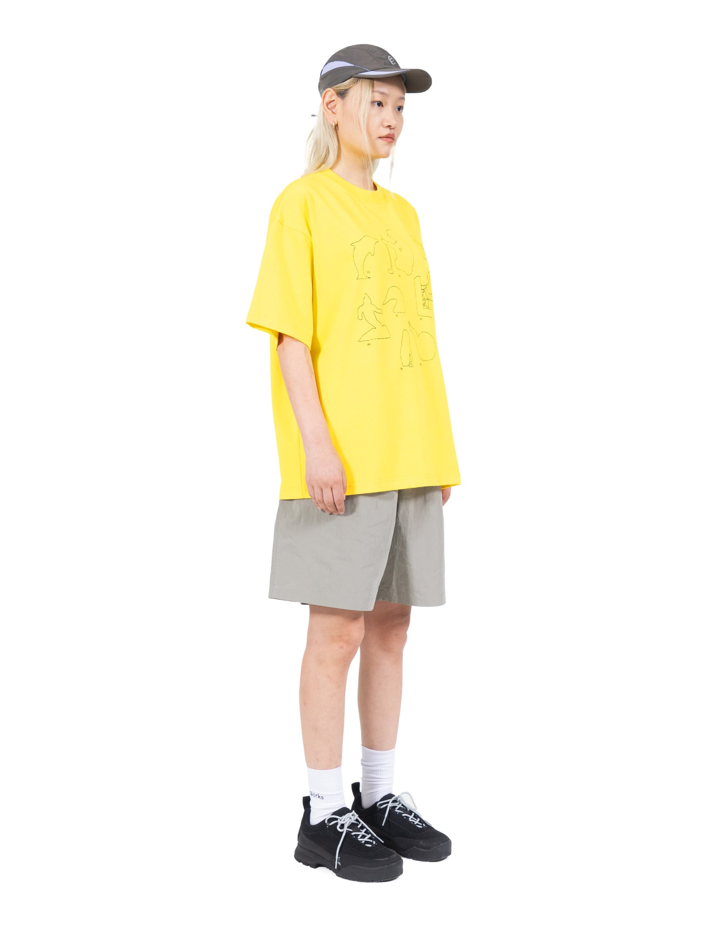 Amateur Book End Tee Yellow