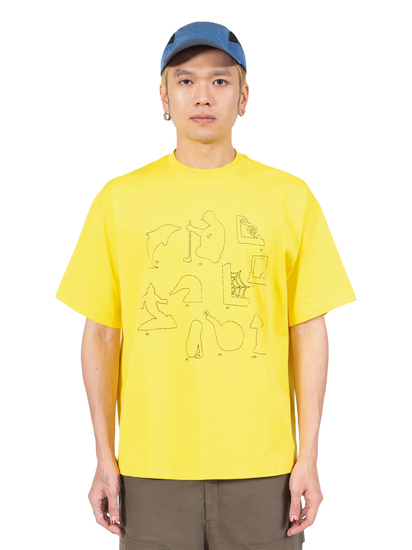 Amateur Book End Tee Yellow