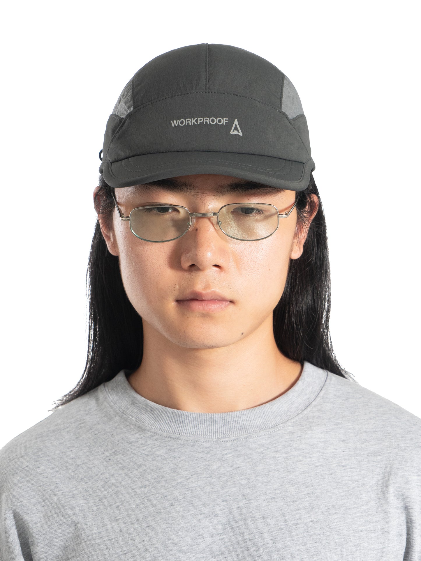Same Paper x Han Gao - Nylon Knee Hat Dark Grey