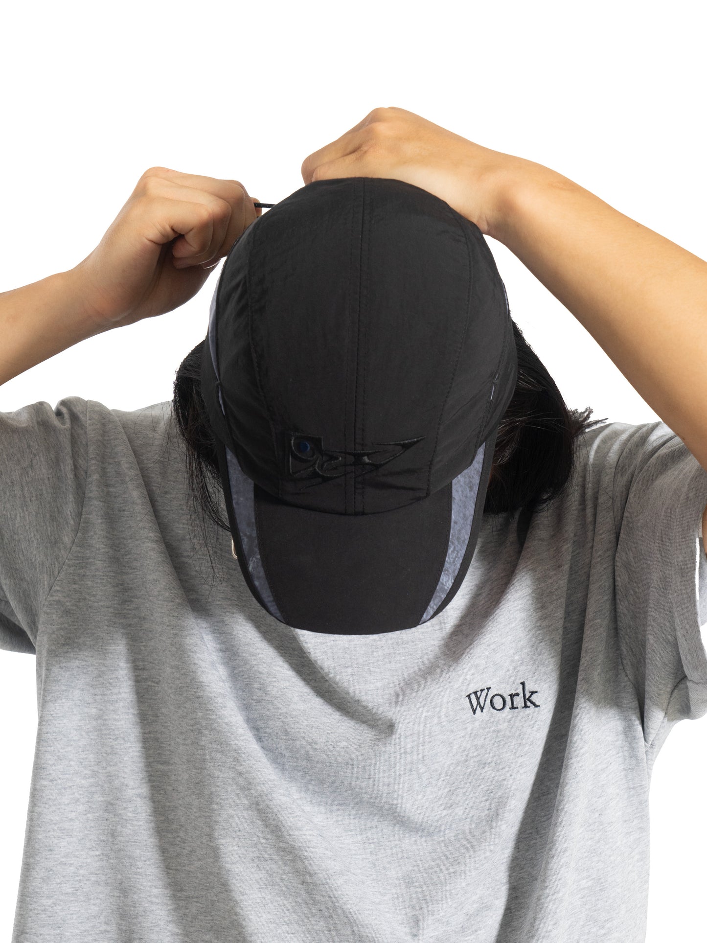 Same Paper x Han Gao - Nylon Paper Hat Black