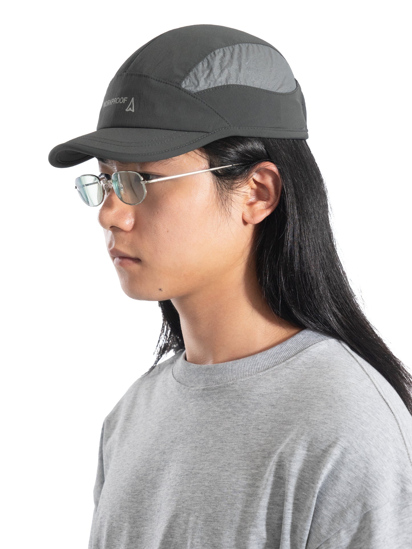 Same Paper x Han Gao - Nylon Knee Hat Dark Grey