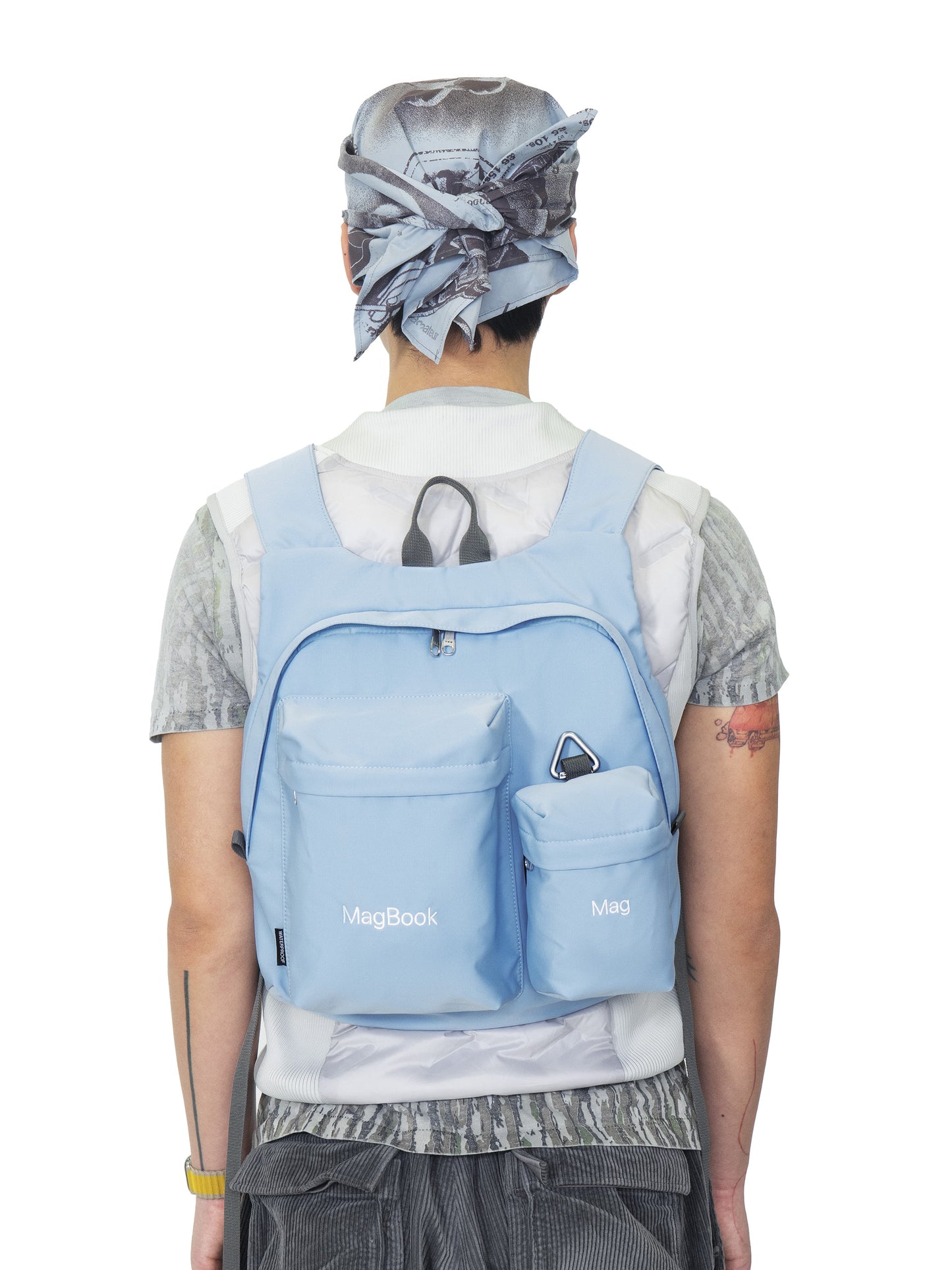 MagBook Nylon Backpack Mini - Ice Water Blue