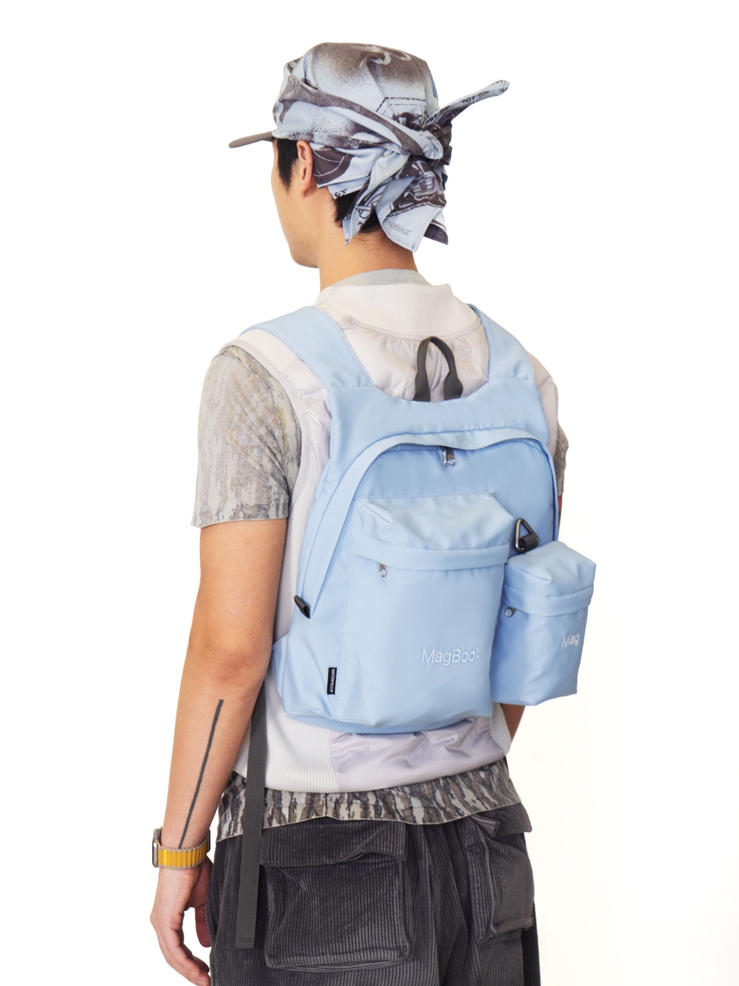 MagBook Nylon Backpack Mini - Ice Water Blue