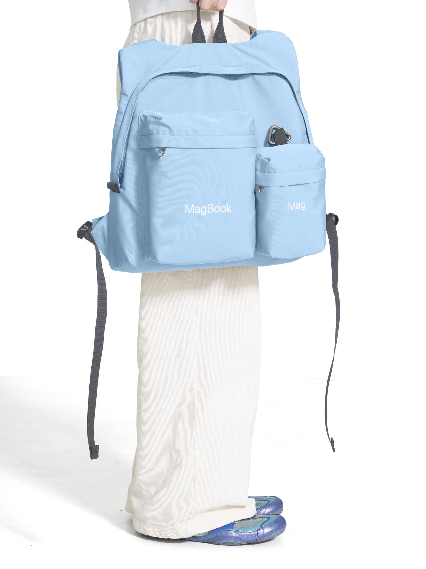 MagBook Nylon Backpack Mini - Ice Water Blue