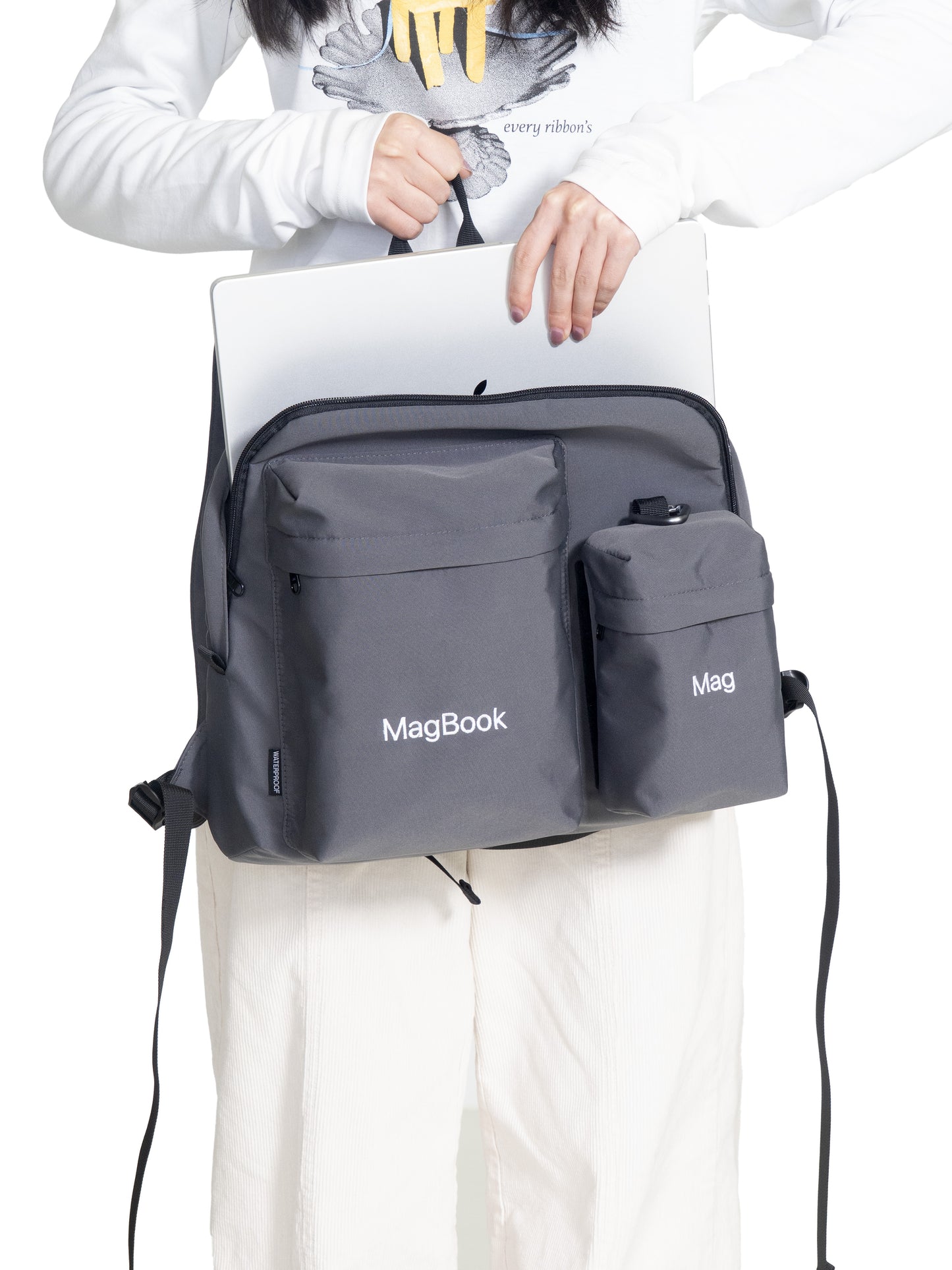 MagBook Nylon Backpack Mini - Grey