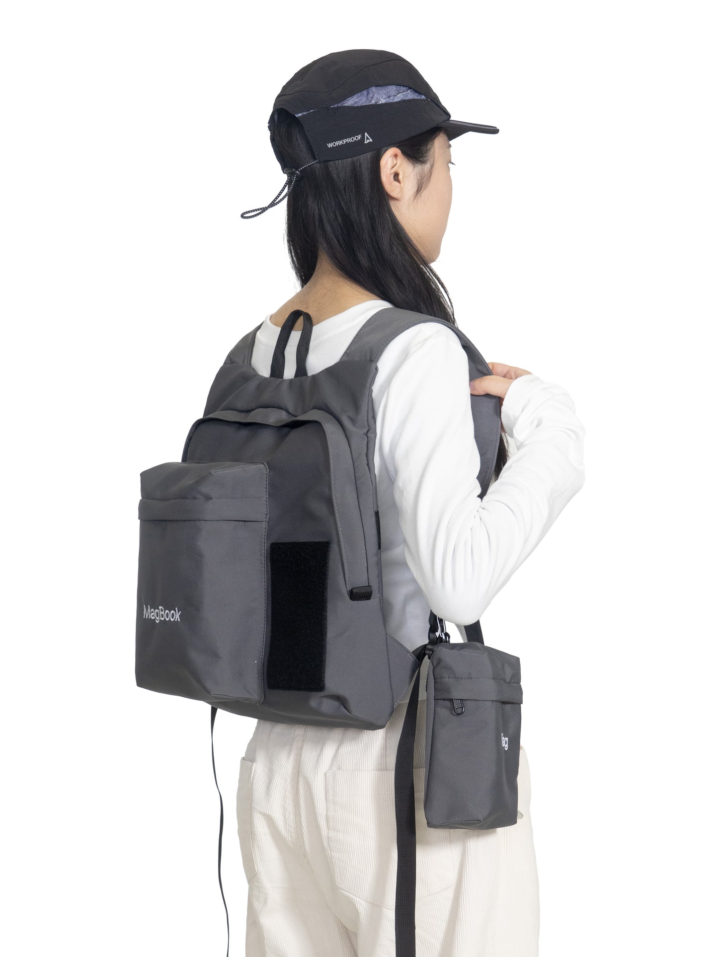 MagBook Nylon Backpack Mini - Grey