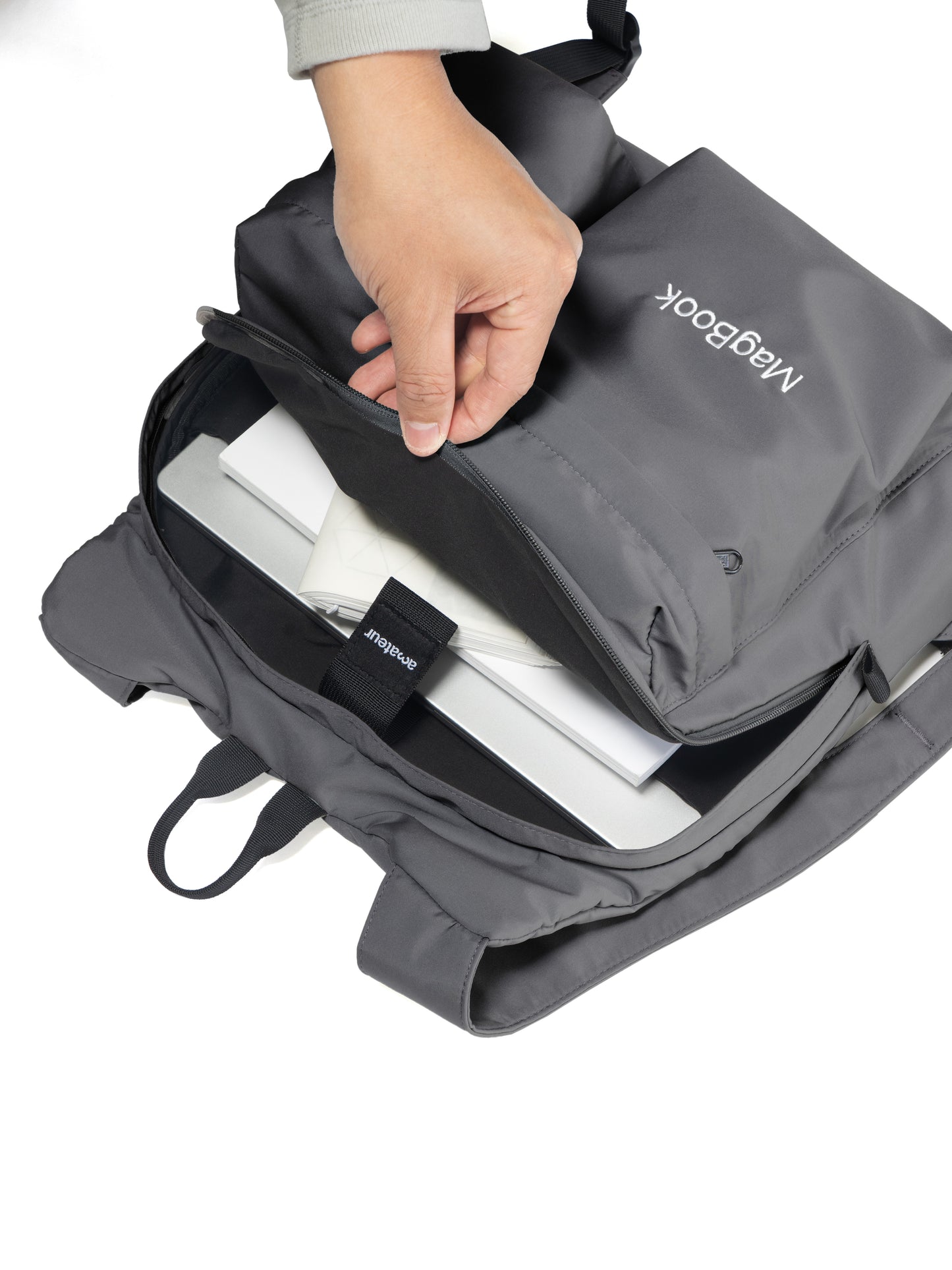 MagBook Nylon Backpack Mini - Grey